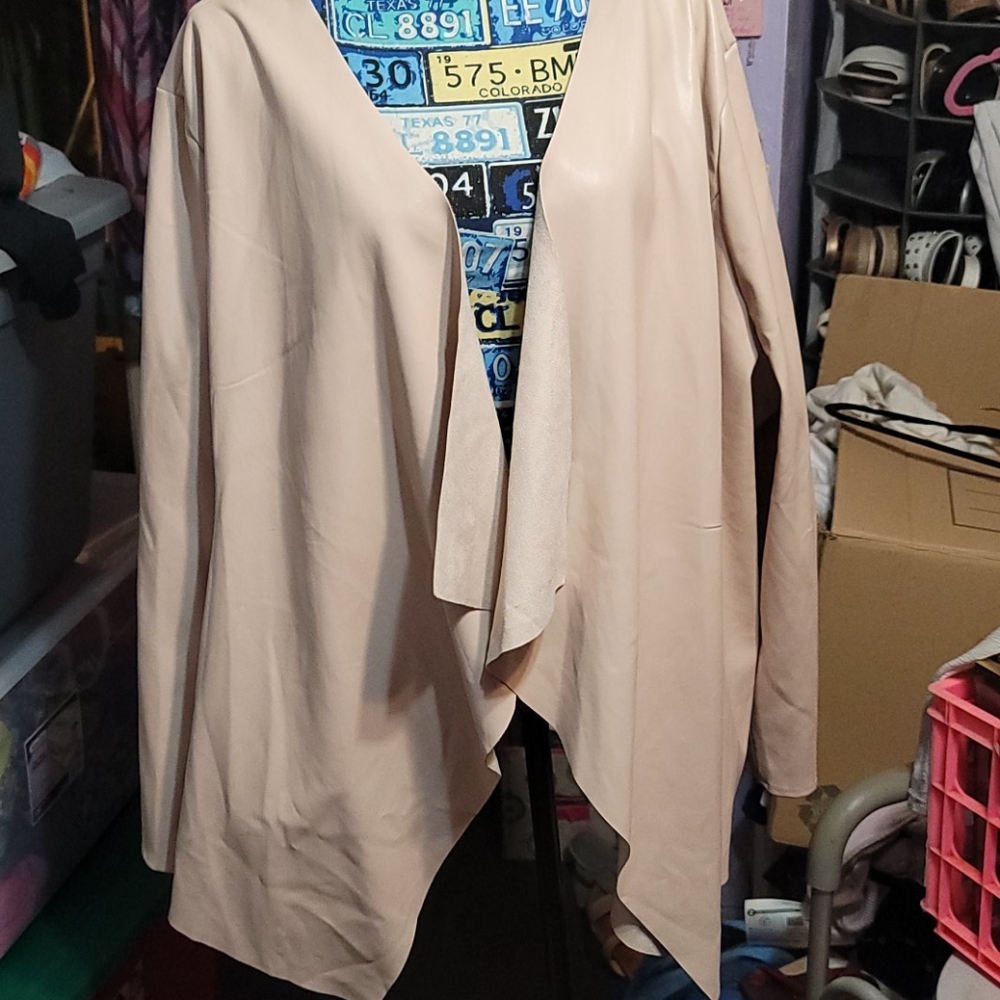 Faux leather jacket